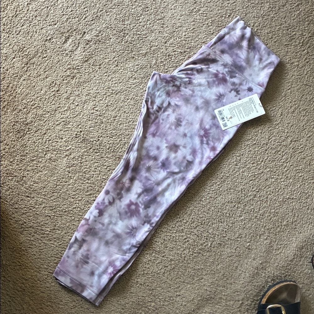 lululemon athletica Lavender Tie-Dye High-Rise Leggings
